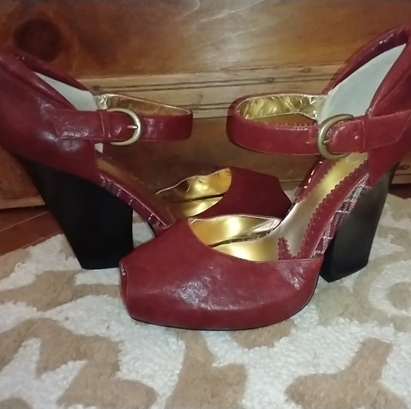 ~~ZINC👠Peep-toe Heels~~ - Picture 2 of 8